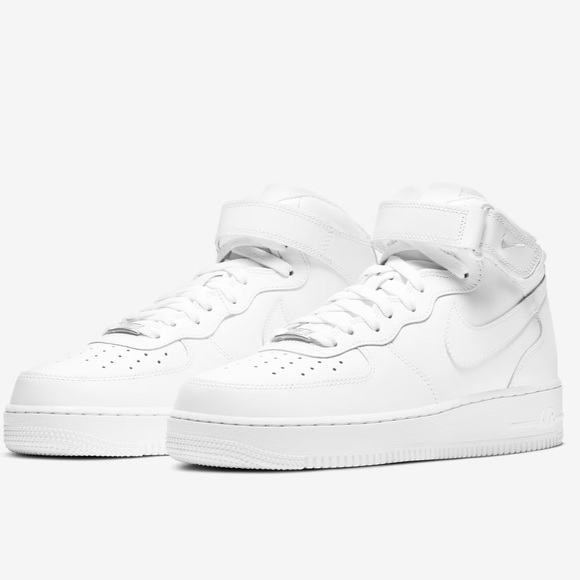 Nike Air Force 1 Mid '07 Sneakers White Men's Size 10.5